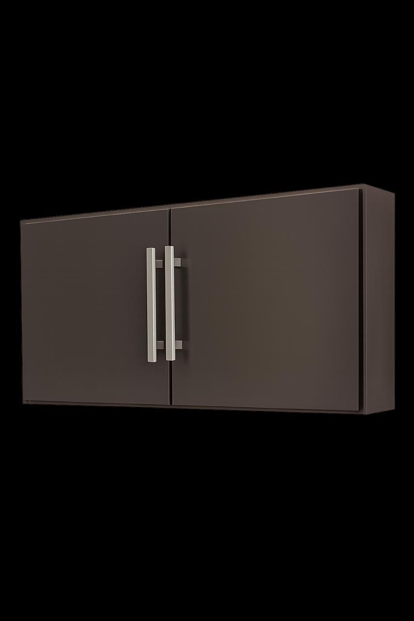 ARMÁRIO AÉREO FLEX 1,14X0,30 FREIJÓ/TITANIO MGM